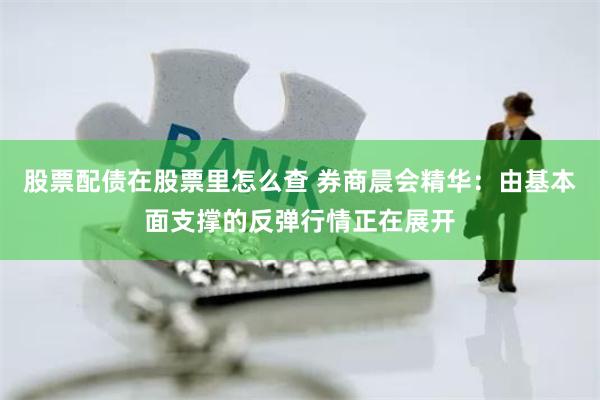 股票配债在股票里怎么查 券商晨会精华：由基本面支撑的反弹行情正在展开