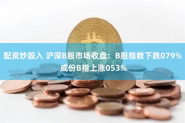 配资炒股入 沪深B股市场收盘：B股指数下跌079% 成份B指上涨053%