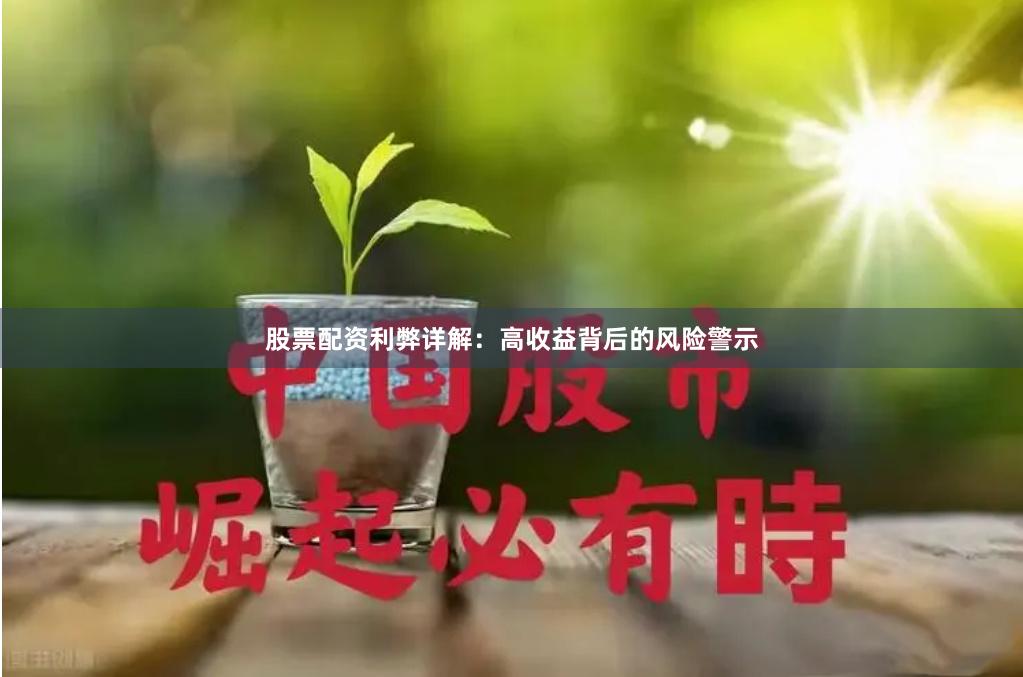 股票配资利弊详解：高收益背后的风险警示